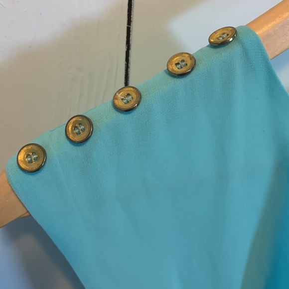 Pleated flared skirt dress. - Picture 3 of 5